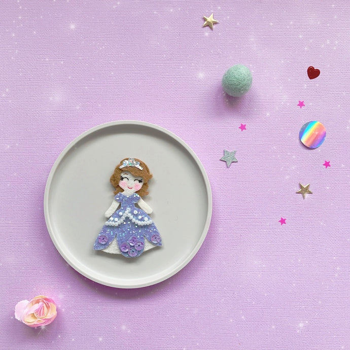 Princess Sofia Character Inspired Hair Clip - Little Magic Pieces
