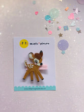 Load image into Gallery viewer, Bambi Character Inspired Glitter Hair Clip - Little Magic Pieces