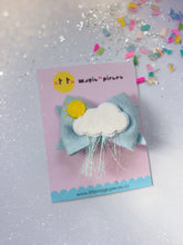 Load image into Gallery viewer, April Showers Bow Hair Clip, Easter - Little Magic Pieces
