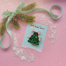 Load image into Gallery viewer, NEW ‘Oh Christmas Tree’ Glitter Hair Clip - Little Magic Pieces