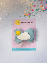 Load image into Gallery viewer, April Showers Bow Hair Clip, Easter - Little Magic Pieces