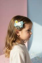 Load image into Gallery viewer, April Showers Bow Hair Clip, Spring - Little Magic Pieces