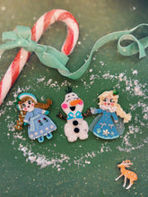 Load image into Gallery viewer, Anna Festive Glitter Hair Clip - Little Magic Pieces