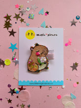 Load image into Gallery viewer, Rosie the Capybara Hair Clip