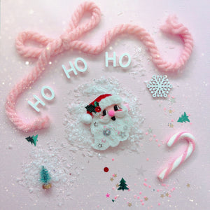 NEW Santa Glitter Hair Clip - Little Magic Pieces