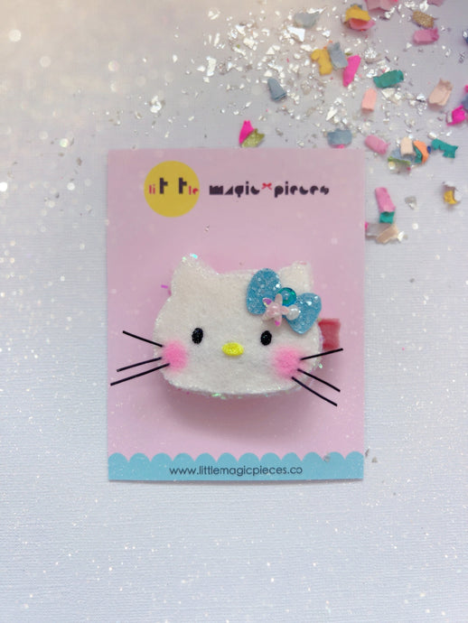 Hello Kitty Character Inspired Hair Clip - Little Magic Pieces