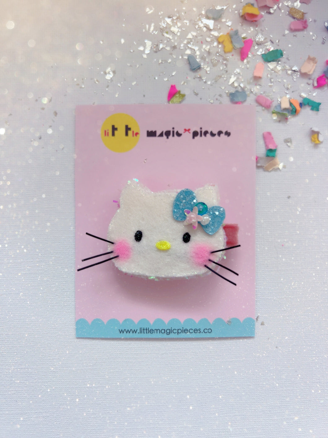 Hello Kitty Character Inspired Hair Clip - Little Magic Pieces