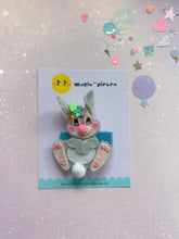 Load image into Gallery viewer, Thumper Character Inspired Glitter Hair Clip - Little Magic Pieces