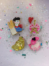Load image into Gallery viewer, Oh-So-Parisian Glitter Hair Clip - Little Magic Pieces