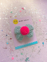 Load image into Gallery viewer, Pop of Neon Sweet Bow Hair Clip - Little Magic Pieces