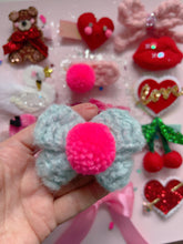 Load image into Gallery viewer, Pop of Neon Sweet Bow Hair Clip - Little Magic Pieces