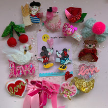 Load image into Gallery viewer, Pretty in Pink Poodle Puppy Glitter Hair Clip - Little Magic Pieces