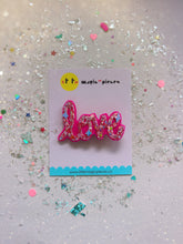 Load image into Gallery viewer, Shining Love Glitter Hair Clip - Little Magic Pieces
