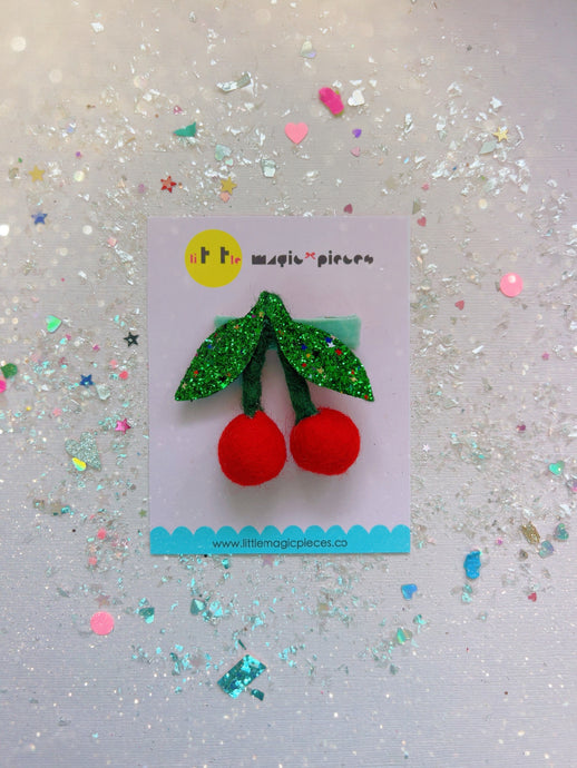 Sweet Like Cherry Hair Clip - Little Magic Pieces
