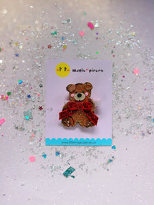Sweetest Teddy Bear Hair Clip - Little Magic Pieces