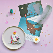 Load image into Gallery viewer, Dumbo the Elephant Character Inspired Glitter Hair Clip - Little Magic Pieces