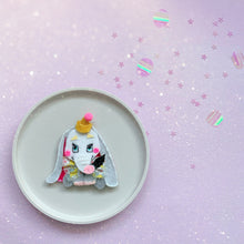 Load image into Gallery viewer, Dumbo the Elephant Character Inspired Glitter Hair Clip - Little Magic Pieces