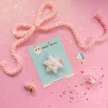 Load image into Gallery viewer, Festive Snow Flake Hair Clip - Little Magic Pieces