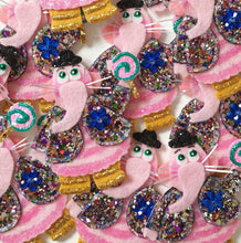 Load image into Gallery viewer, Inside Out Inspired Bing Bong Hair Clip, Glitter Hair Clip - Little Magic Pieces