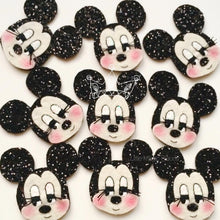 Load image into Gallery viewer, Character Inspired Minnie Mouse Glitter Hair Clip - Little Magic Pieces