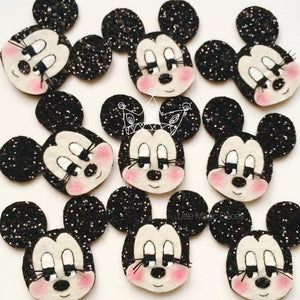 Character Inspired Minnie Mouse Glitter Hair Clip - Little Magic Pieces