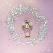 Load image into Gallery viewer, Pink Nutcracker Glitter Hair Clip - Little Magic Pieces