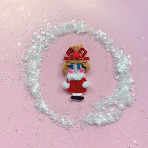 Grinch Movie Inspired Cindy Lou Who Glitter Hair Clip - Little Magic Pieces
