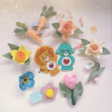 Load image into Gallery viewer, Brave Heart Lion Care Bear Character Inspired Glitter Hair Clip - Little Magic Pieces